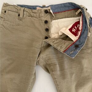 Vintage Levi's 511 Jeans Men 31x30 Tan Buttonfly  Duck‎ & Denim canvas Selvedge